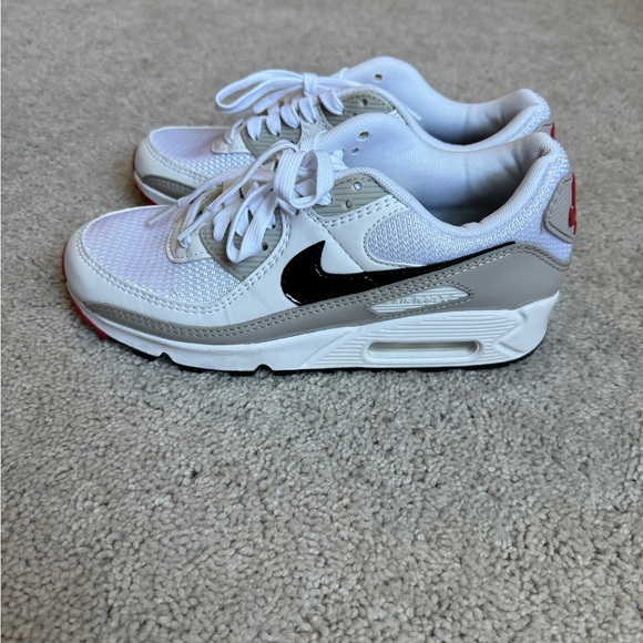 Nike air white with red,black, and gray accents. Size:7 only worn twice. - Picture 5 of 5